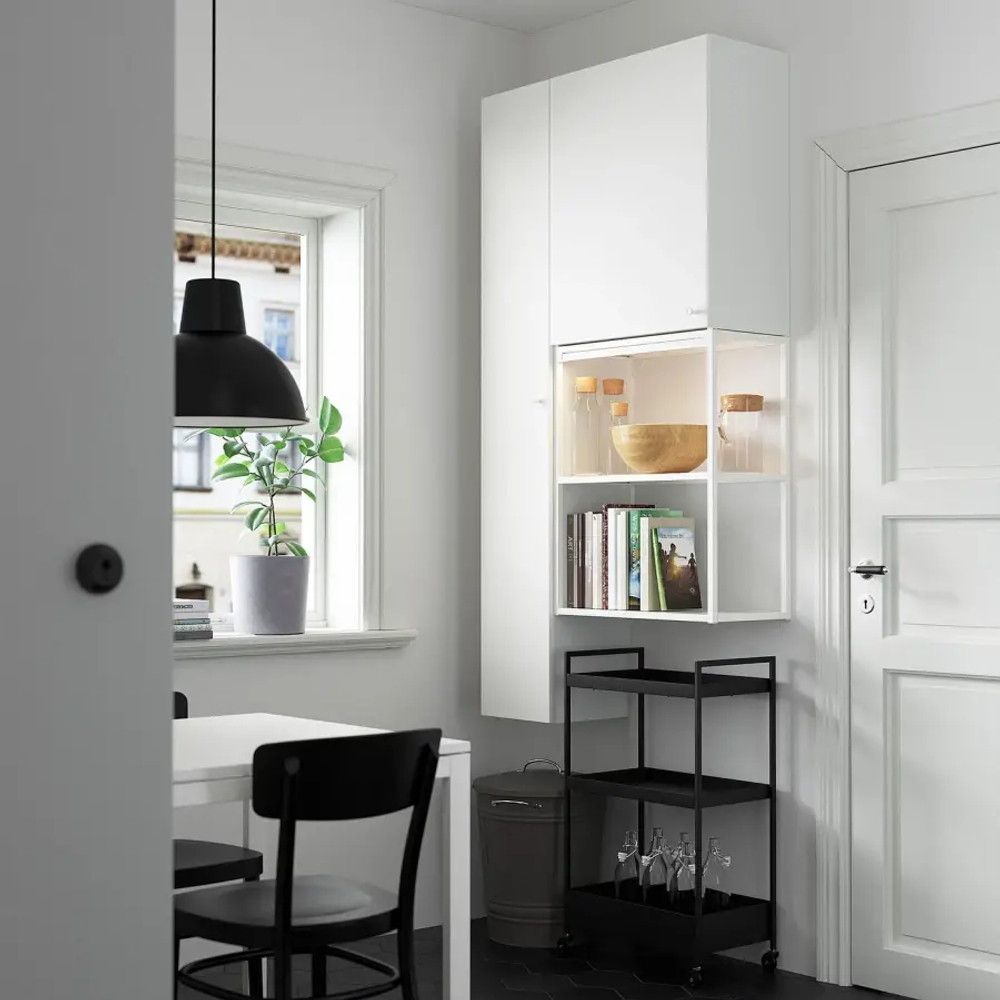 Книжный шкаф -  ENHET IKEA/ ЭНХЕТ ИКЕА, 180х90 см, белый