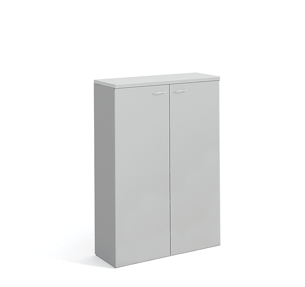 MASTER Шкаф д/бумаг H140 L90 GREY ALUM