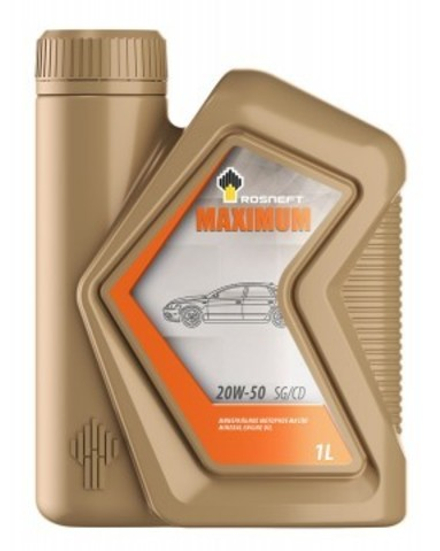Моторное масло Rosneft Maximum 20w50 1л