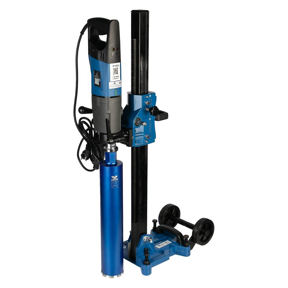 Установка алмазного бурения KEOS KS-180ASET (двигатель KS-180 + стойка с регулировкой KS-250А)