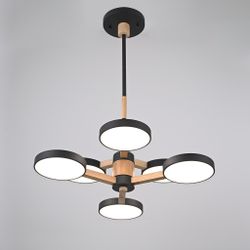 Люстра на штанге TURNA DBL L6 Black