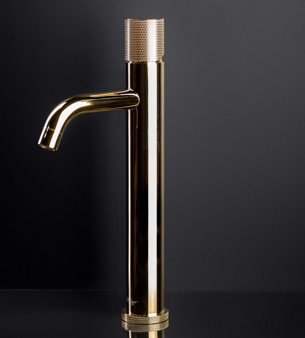 Смеситель STICK для умыв. низ. GOLD DIAMOND CHROME_Комплект