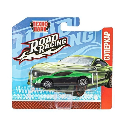 Модель ин. мет. "Road Racing" 7,5см. в ассорт. блистер RR-7-409-R (960) (Технопарк)
