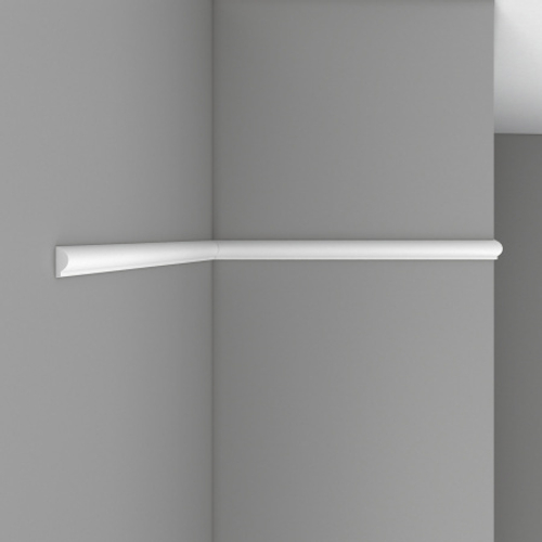 Молдинг гладкий Decomaster 97101F гибкий 30х12х2400мм