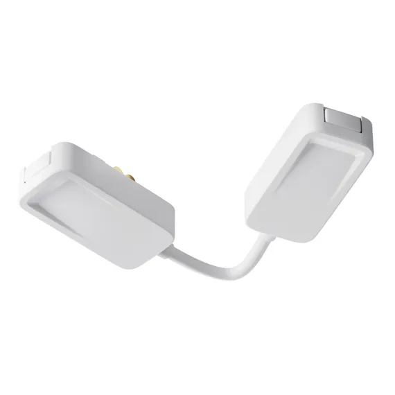 Коннектор питания угловой встраиваемый 6см Radity белый Technical tra084cpc-w-12