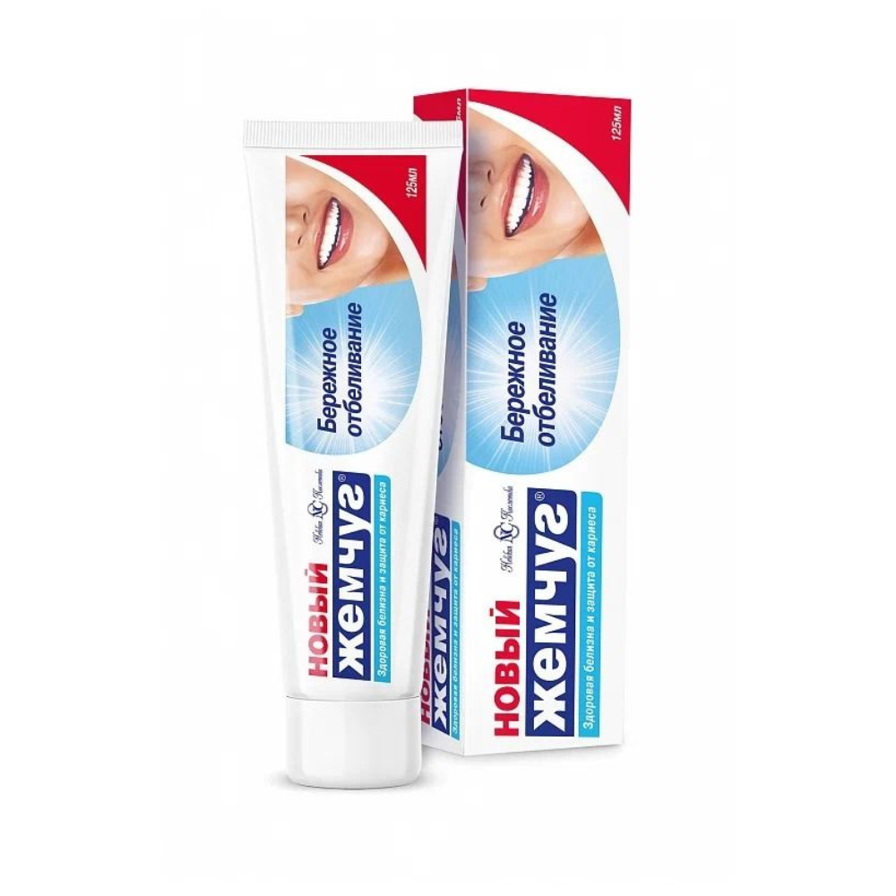 Зубная паста Новый Жемчуг Бережное отбеливание 125 гр
