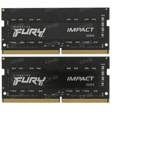 Оперативная память KINGSTON SODIMM FURY Impact KF432S20IBK2/32 32 KF432S20IBK2/32
