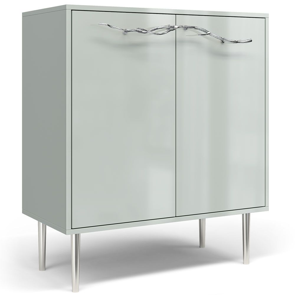 Комод Арт Колор Стайл Сильвер с 2 полками Серый Дым