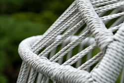 "Севилья" кресло-кокон из искусственного ротанга, цвет светло-серый