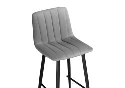 Полубарный стул Дани темно-серый / черный