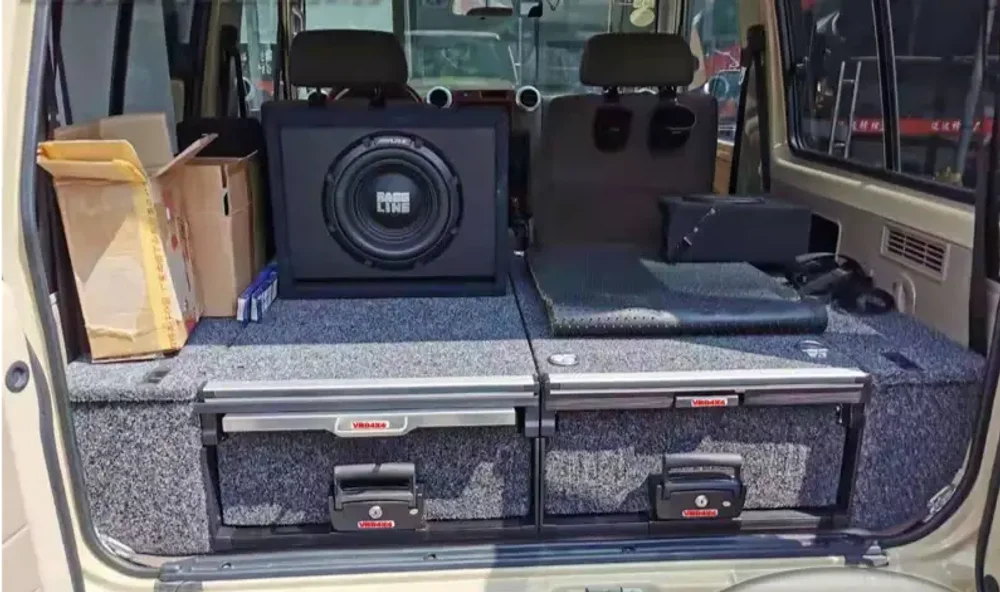 Системы выдвижных ящиков для кухни в Land Cruiser 60 (LC 60) от Forza Performance Тойота Крузак Крузер
