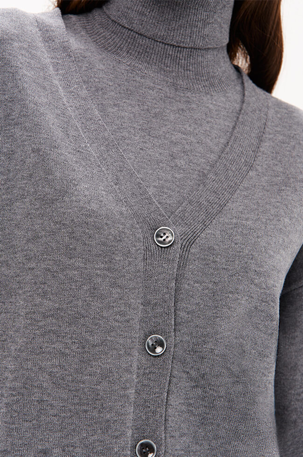 1956 Кардиган женский (серый)