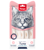 Wanpy Cat Лакомство для кошек «нежное пюре» из тунца и креветок 70гр.