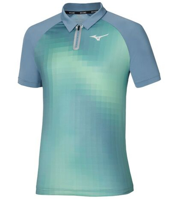 Мужское теннисное поло Mizuno Frontier Shadow - разноцветный