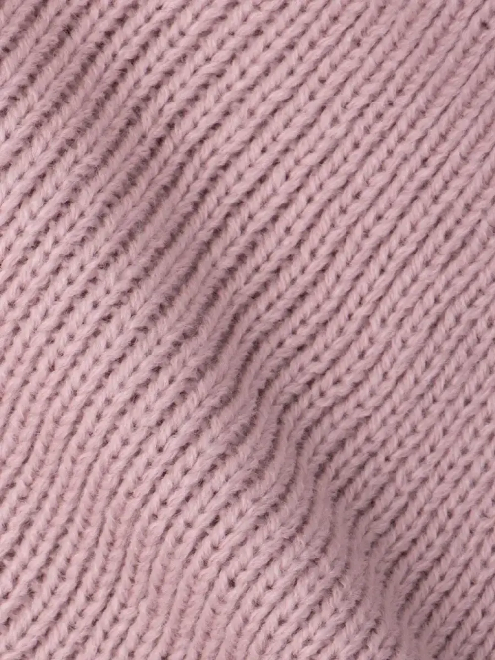 Шарф зимний вязаный с бубонами для девочки