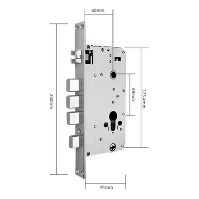 Самозапорная 3х ригельная мортиза 60x68 TTLOCK