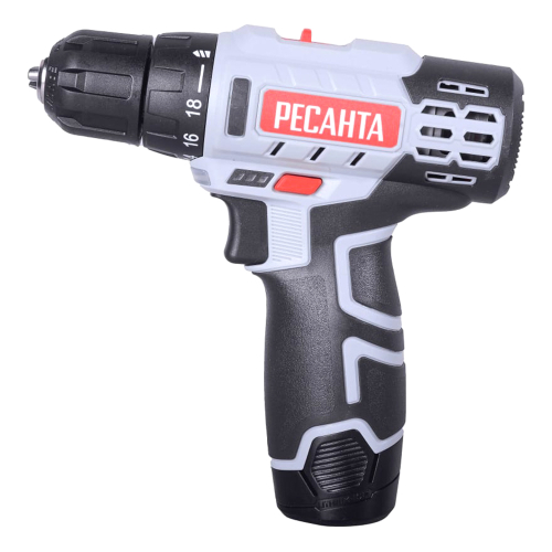 Дрель-шуруповерт аккумуляторная Ресанта ДА-12-2Л