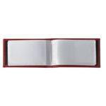 Визитница/кредитница однорядная BRAUBERG "Favorite", на 24 карты, под фактурную кожу, бордовая, 232293