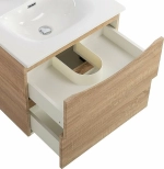 Тумба с раковиной BelBagno MARINO-CER-N-700-2C-SO-WO-P Rovere Bianco