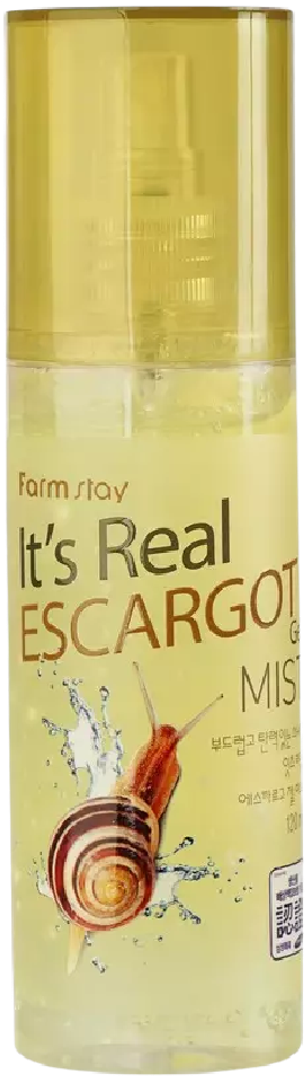 Farmstay Гель - спрей для лица с экстрактом улитки It's Real Gel Mist Escargot 120 мл