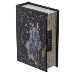 GAEM Шкатулка-книга с кодовым замком, L16 W7 H22 см