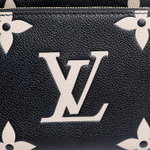LOUIS VUITTON Multi Pochette Monogram Empreinte Bi color Black