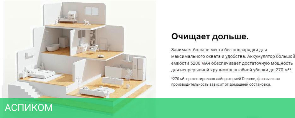 Робот-пылесос Dreame Robot Vacuum D10 Plus (RLS3D)