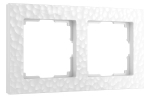 Рамка на 2 поста Hammer (белый)