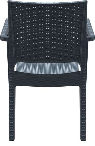 Комплект пластиковой мебели Miami Ibiza, антрацит