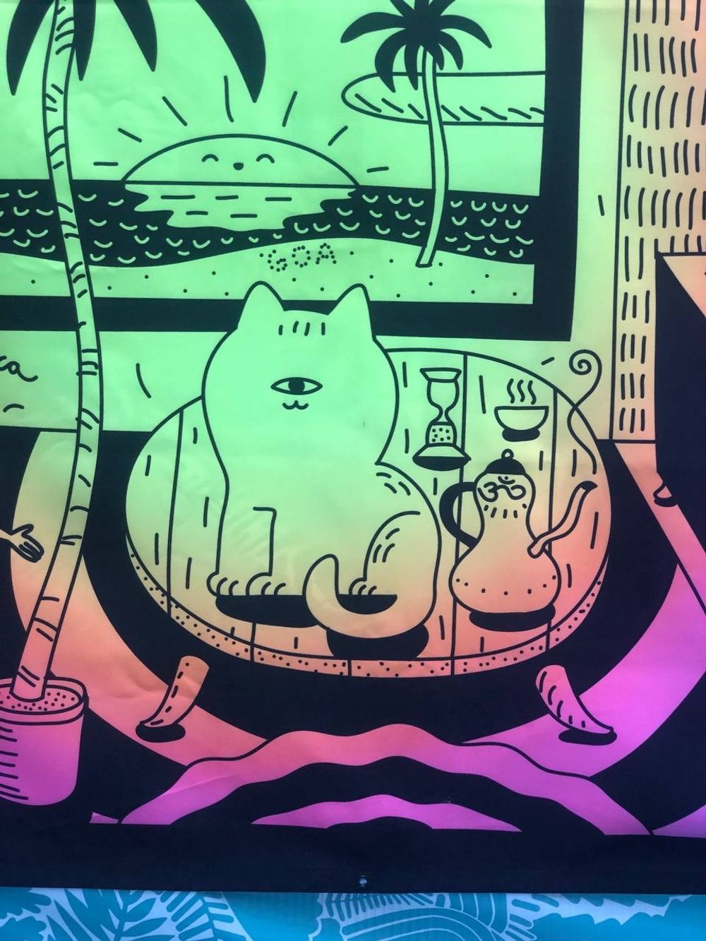 Полотно Plushedelica «Зима» / Рассвет