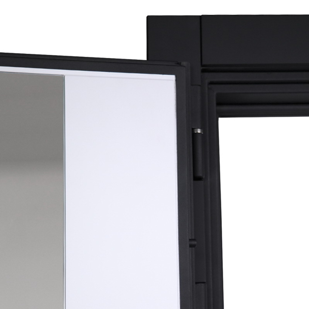 Стальная дверь "Макс 3D" с зеркалом (биометрический замок Y12). Заказная модель.