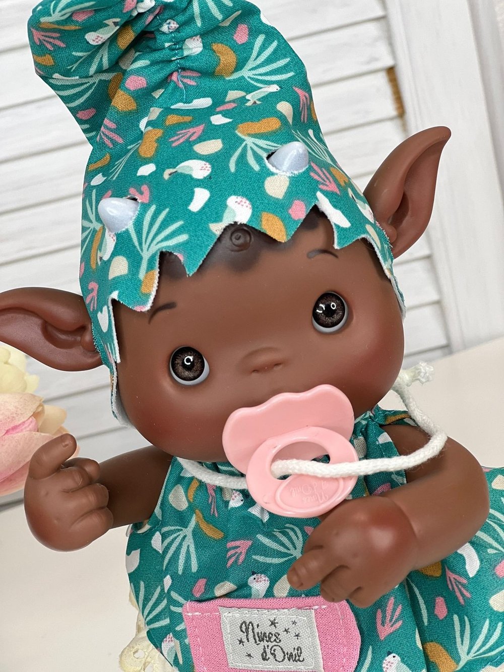 Пупс Nines 24см Duendys Gofry-mulato (N0374N2)