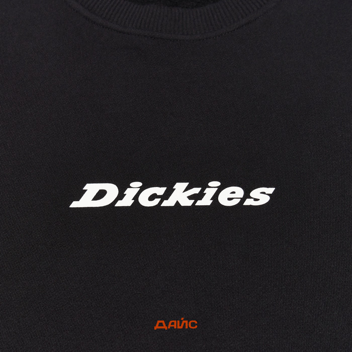 Толстовка мужская Dickies Enterprise Sweatshirt  артикул:DK0A4Z4KBLK1 - купить в магазине Дайс