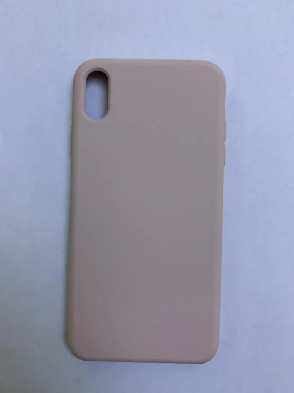 Чехол-накладка FaisON Silicone Case для Apple iPhone  XS Max (розовый песок)