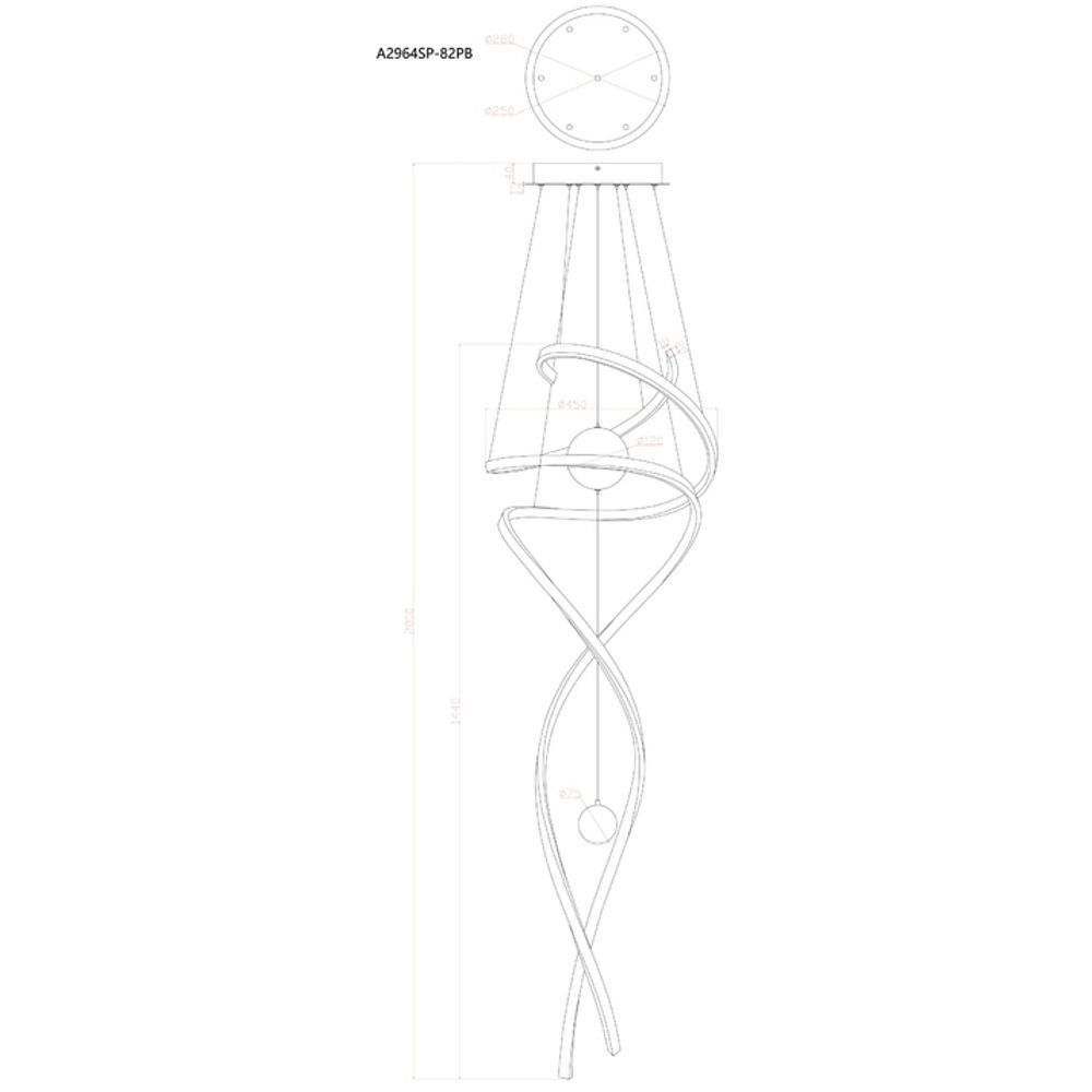 Подвесная люстра Arte Lamp
