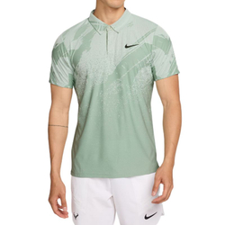 Мужское теннисное поло Nike Court Paris Slam Advantage Dri-Fit Tennis - steam/barely green/black