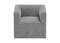 Кресло Cube (серый, рогожка)