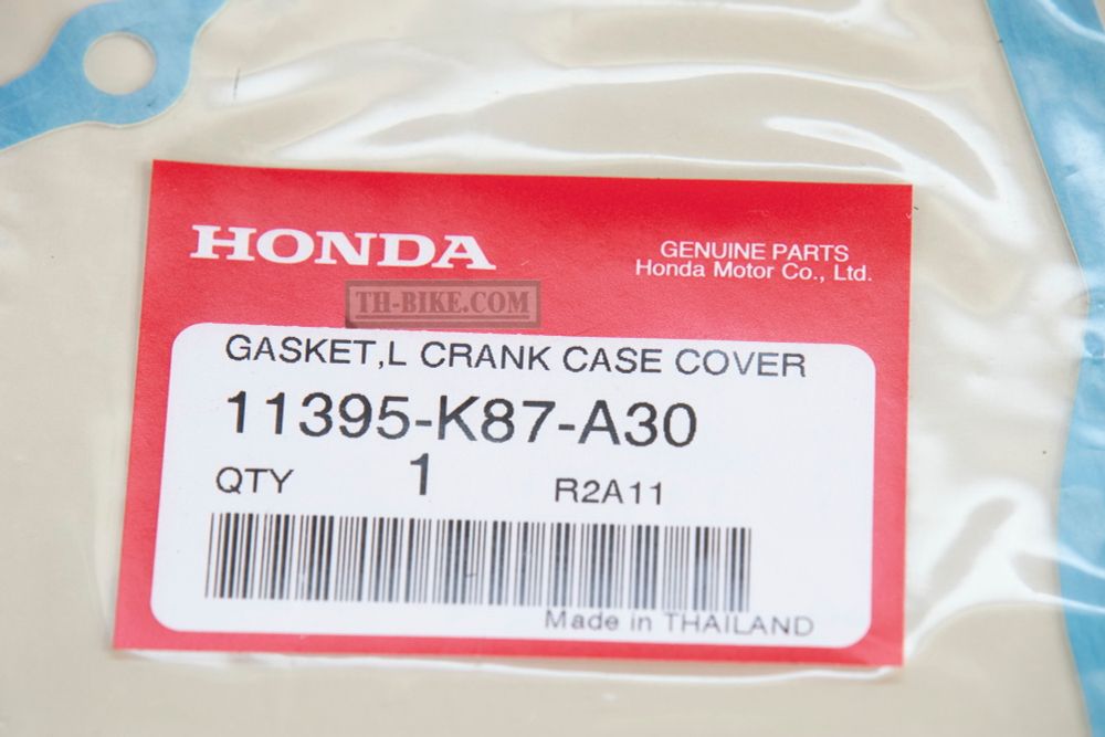 11395-K87-A30. GASKET, L. CRANKCASE COVER