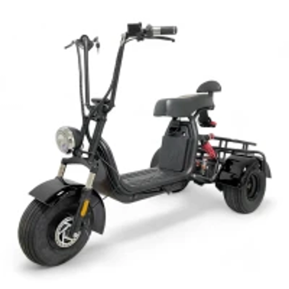 Электротрицикл CityCoco WHITE SIBERIA TRIKE MINI RED 1500W