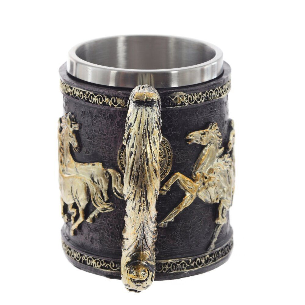 GAEM Кружка "Тройка лошадей", 430 мл, L15 W10 H12 см