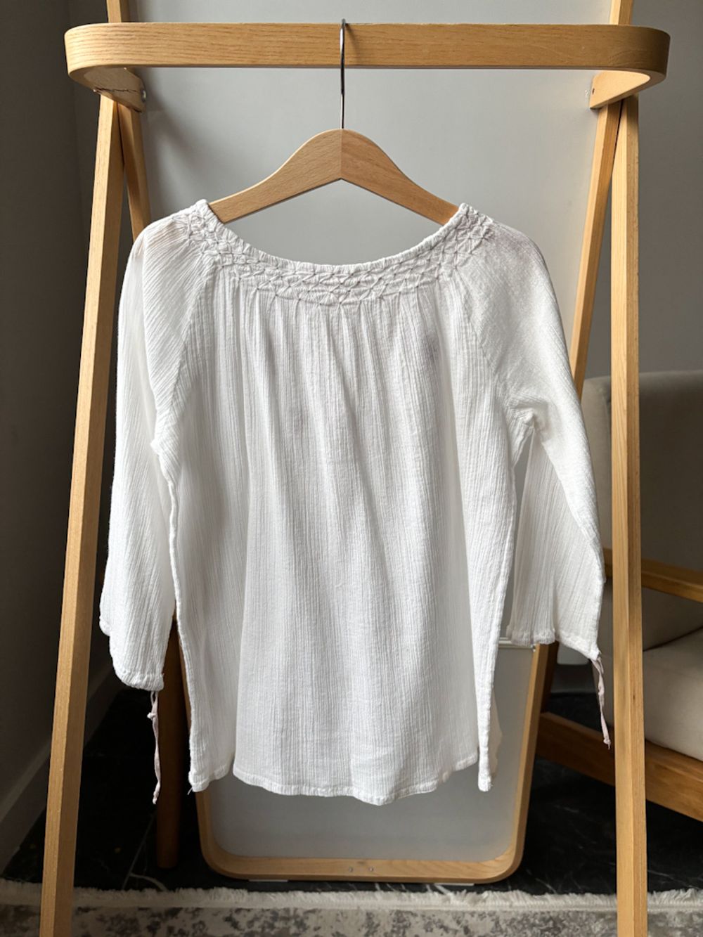 Хлопковая блузка Bonpoint, 128