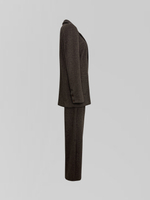 Костюм 6612-41 из удлиненного пиджака и широких штанов на резинке