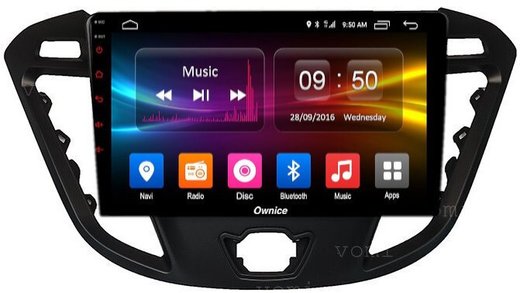 Магнитола для Ford Transit Custom 2012+ - Carmedia OL-9288 QLed, Android 10/12, ТОП процессор, CarPlay, SIM-слот