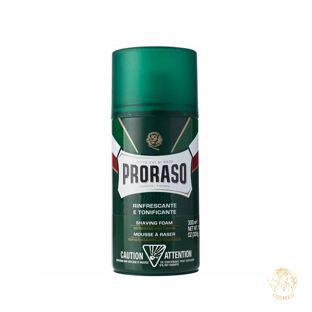 Пена для Бритья Освежающая с Маслом Эвкалипта и Ментолом Proraso 300 мл