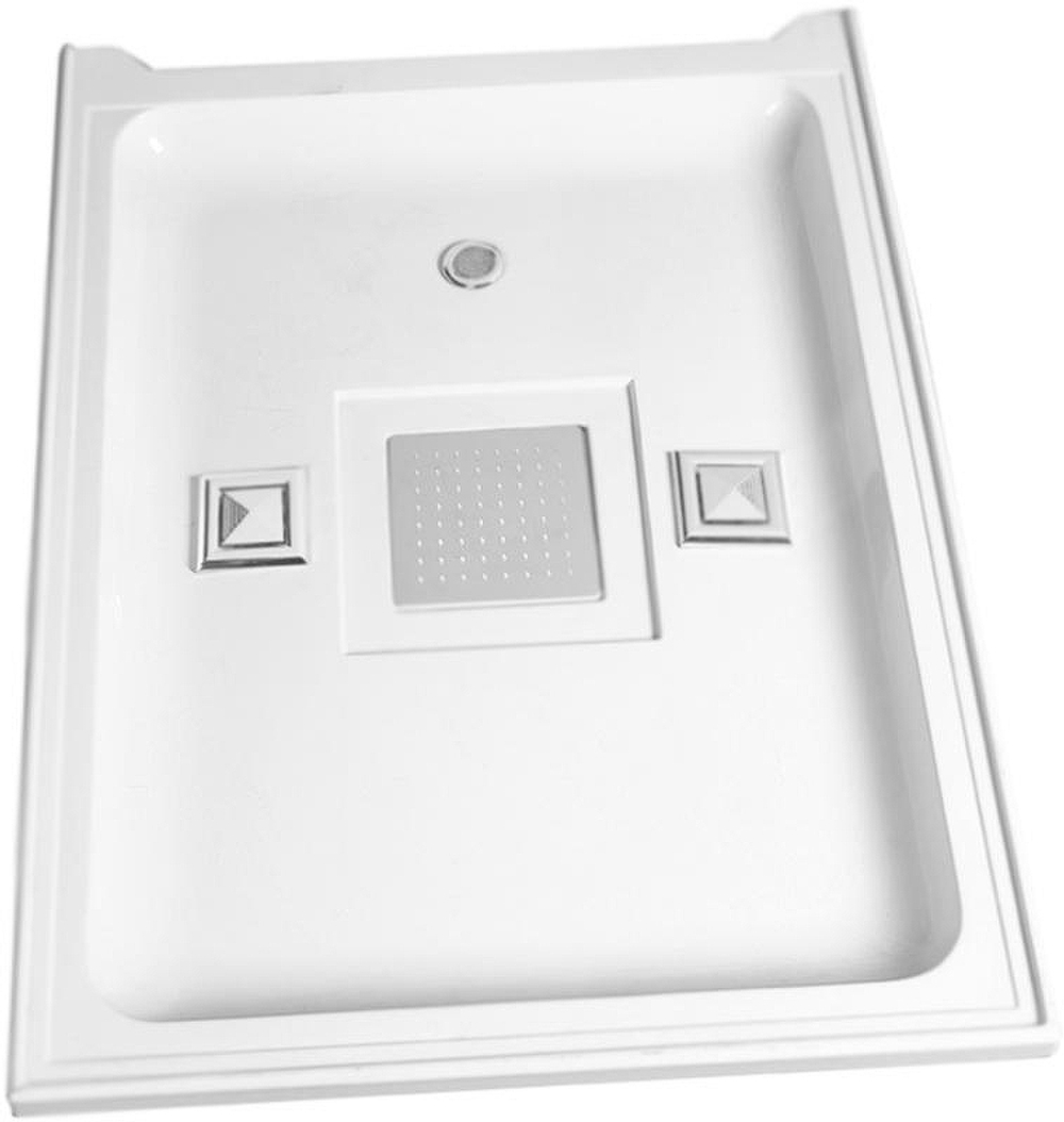 Душевая кабина WeltWasser WW500 Laine 902 90x90 10000003262 профиль Хром стекло прозрачное