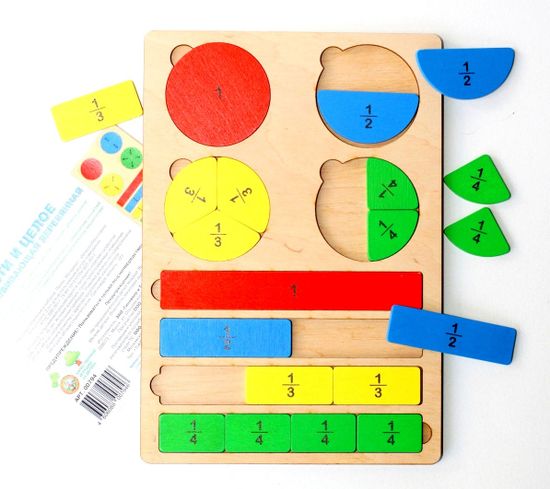 Развивающая деревянная игра «Часть и целое»