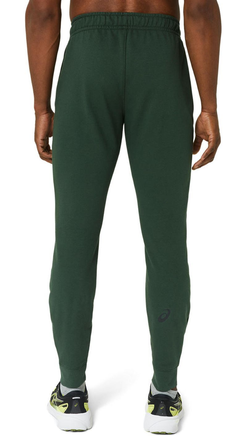 Мужские теннисные штаны Asics Big Logo Sweat Pant - rain forest/performance black