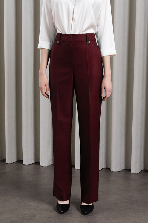 31007 Брюки женские (бордовый)