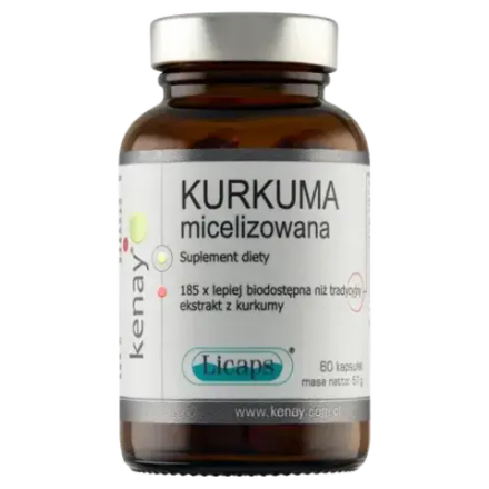 KenayAG - мицелизированная куркума, 60 капсул