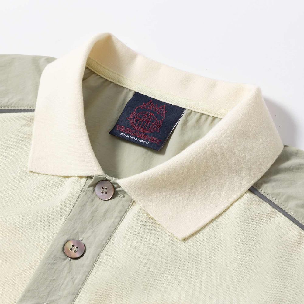 Купить Поло Ymkashix HELLCOME Бежевое Поло Ymkashix HELLCOME Бежевое